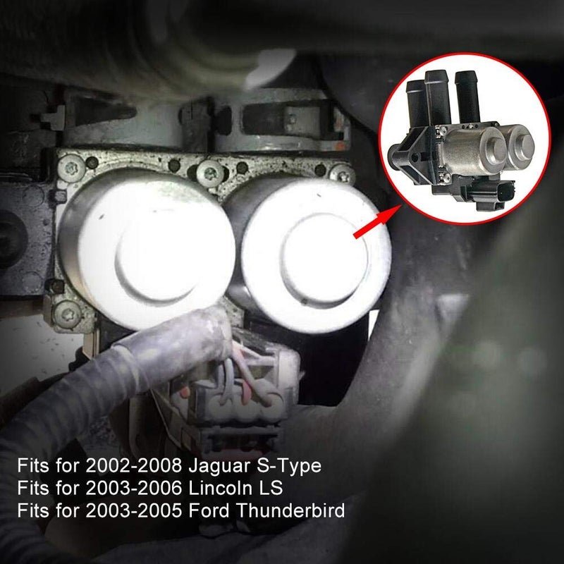 Surwit XR840091 Heater Control Valve Compatible with 2003 2004 2005 F'-ord Thunderbird 2002-2008 Jaguar S-Type 2003-2006 Lincoln LS - Replace Part Number 2R8Z18495AA - Image 2